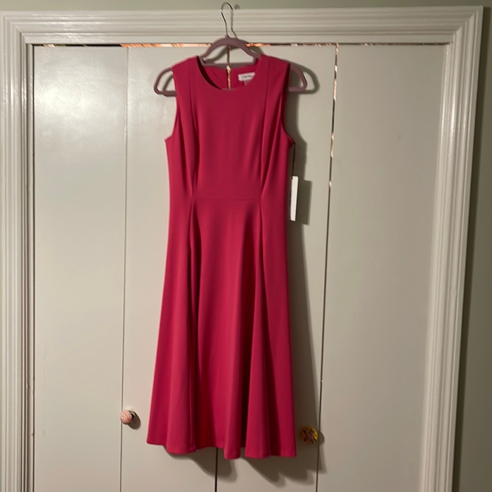 Beautiful Pink Calvin Klein Dress New with Tags